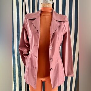 Vintage 90s faux leather jacket